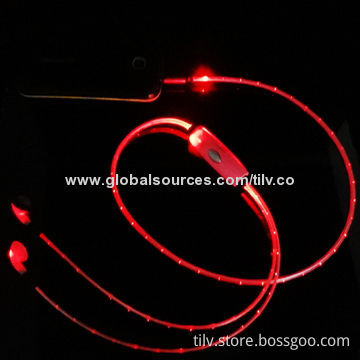 OEM 3.5mm Wired Stereo Earphone, Flash Light with Music Rhythm